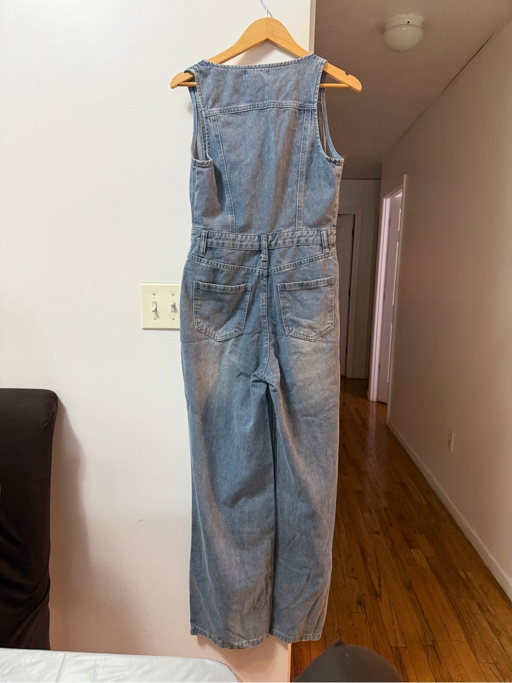 Sincerely Jules Light Blue Denim Jumpsuit - Picture 3 of 5